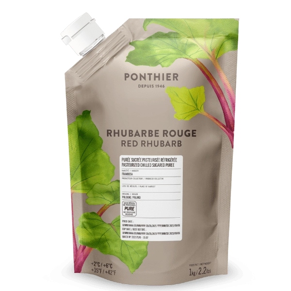 Pyré rebarborová 1kg Ponthier
