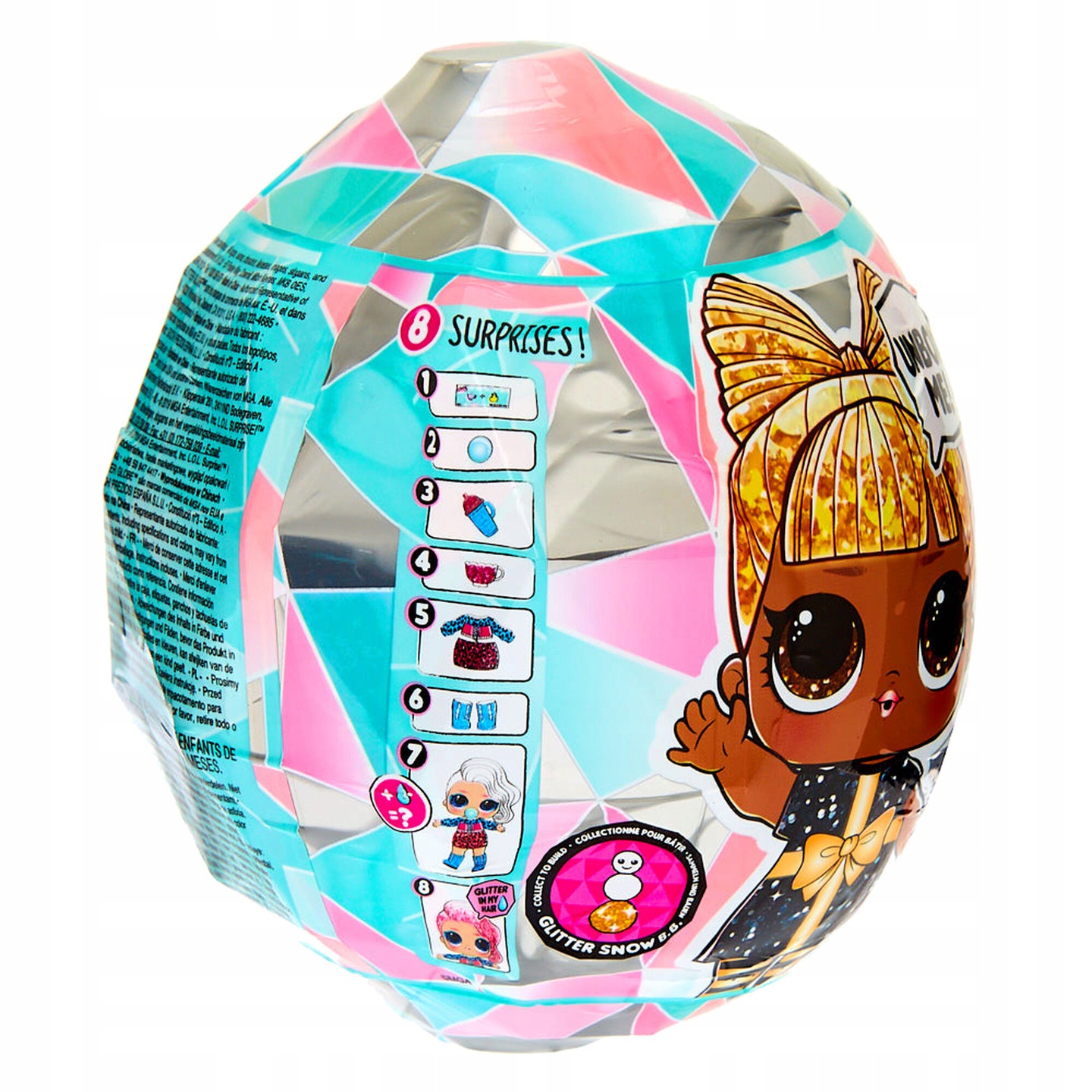 LOL SURPRISE GLITTER GLOBE WINTER DISCO Kula Lalka Marka L.O.L. Surprise