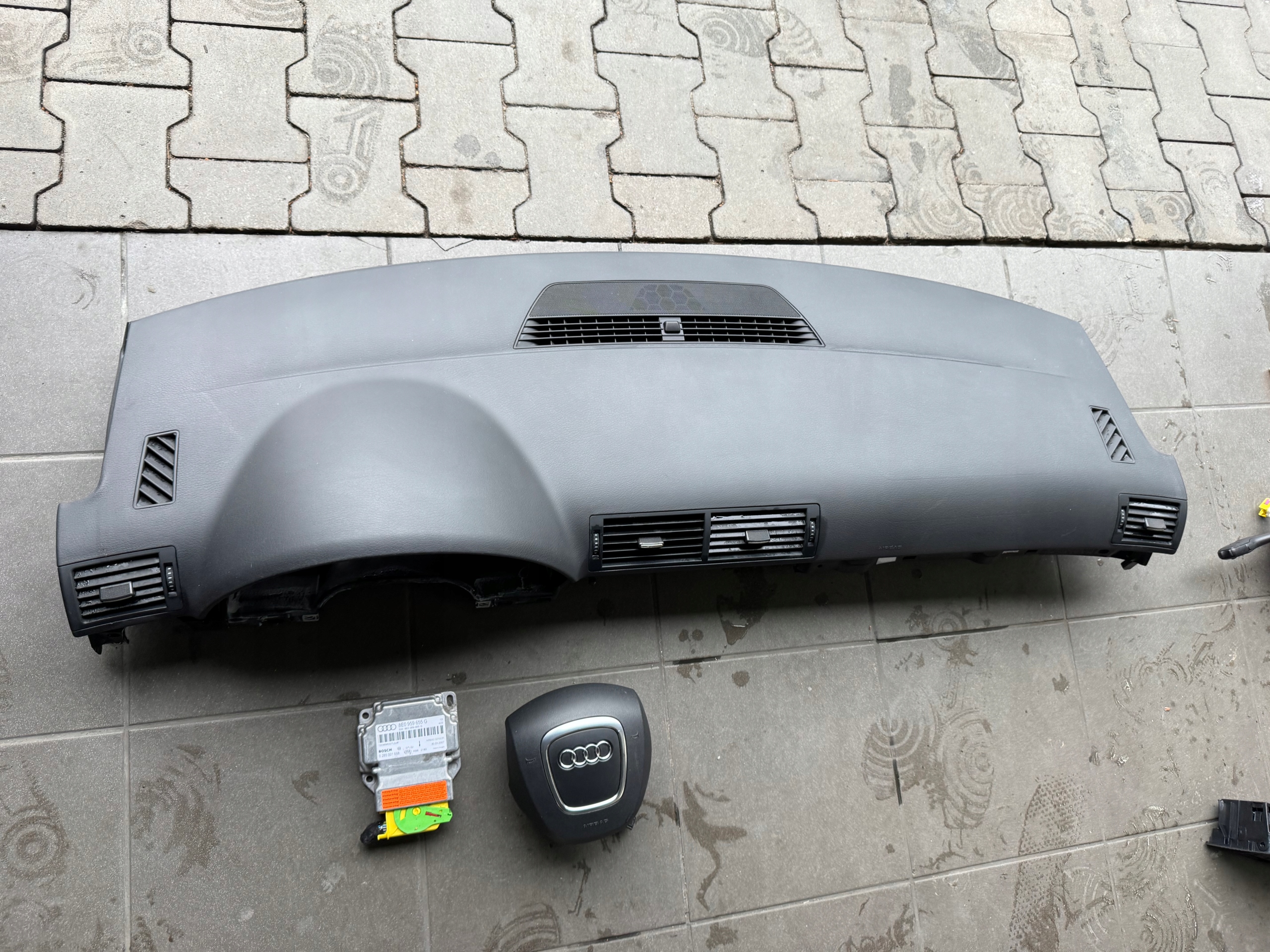 AUDI A4 B7 dashboard console airbags airbag SENSOR KOMPLET original DEMONTAZ!