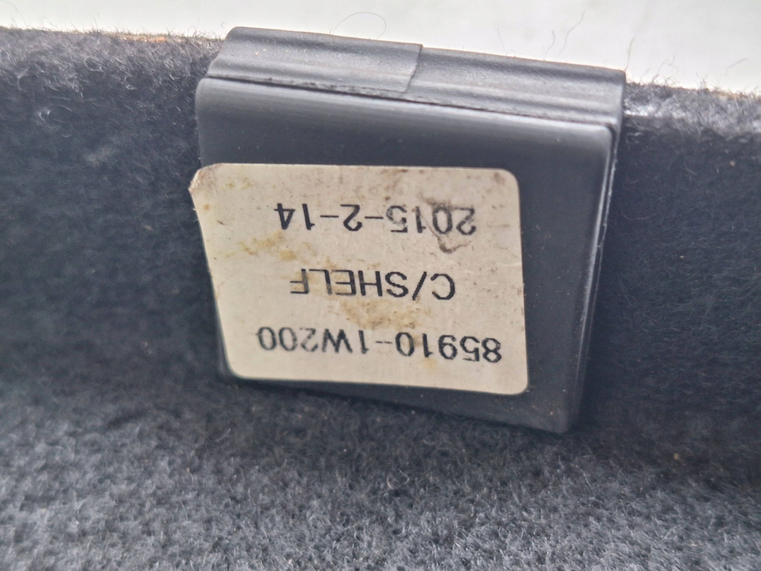 KIA RIO II 11-16 rear plato 85910-1W200
