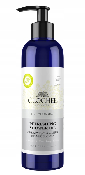 Clochee 250 ml osvěžující tělový mycí olej