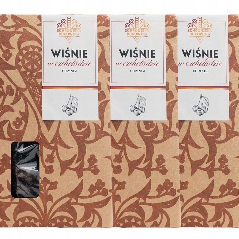 Višně v hořké čokoládě Schronisko Bukowina 100 g Vynikající chuť