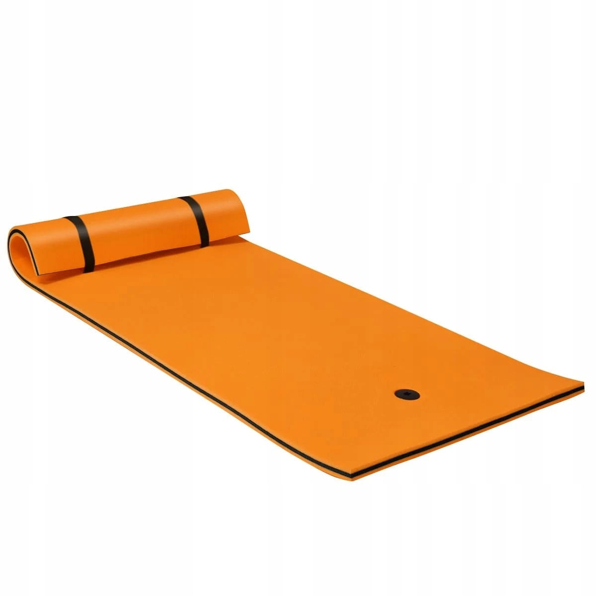 Materac do pływania pomarańczowy Costway 220 x 90 x 4 cm OP70098OR