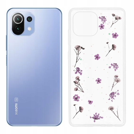 

Etui Case Pokrowiec Kwiaty do Xiaomi Mi 11 Lite 5g