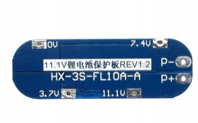 Moduł BMS PCM PCB ładowania i ochrony ogniw 18650 Li-Ion 12V 10 - 15A Producent EMC