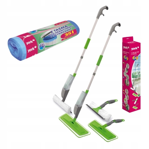 

York Mop płaski myjka 4w1 SPRAYmop, worki Gratis