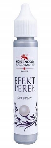 Srebrny Pisak z Efektem Perłowym do Dekoracji 30Ml