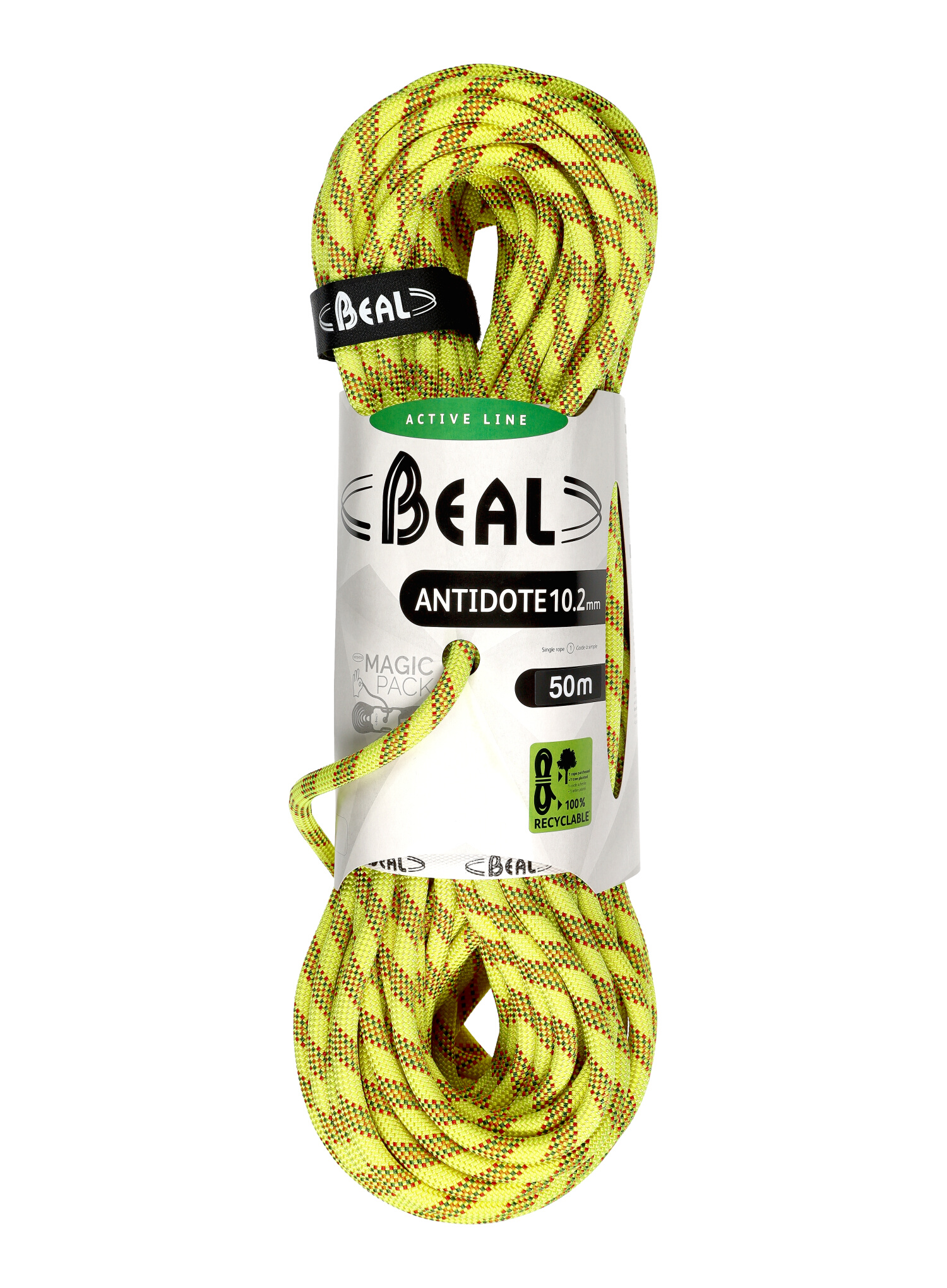 Lezecké lano Beal Antidote 10,2 mm 50 m žluté