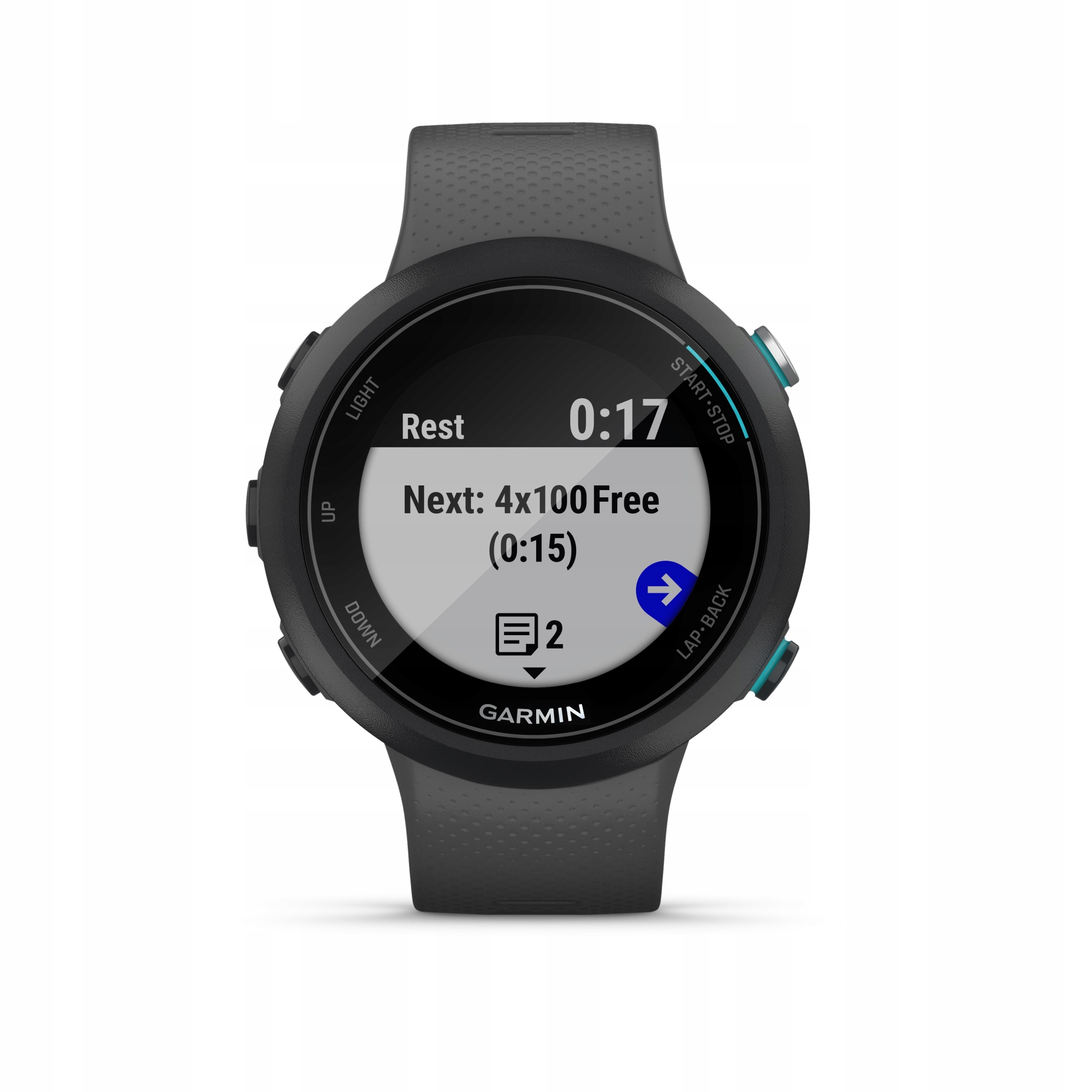 GARMIN SWIM 2 smartwatch GPS popielaty Kolor dominujący szary