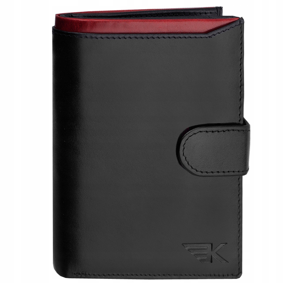 Kochmanski biznesowy portfel męski skórzany czarny Premium SmartPay