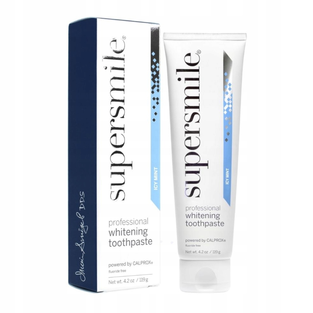 Supersmile Icy Mint Fluoride Free 119g pasta wybielająca bez fluoru