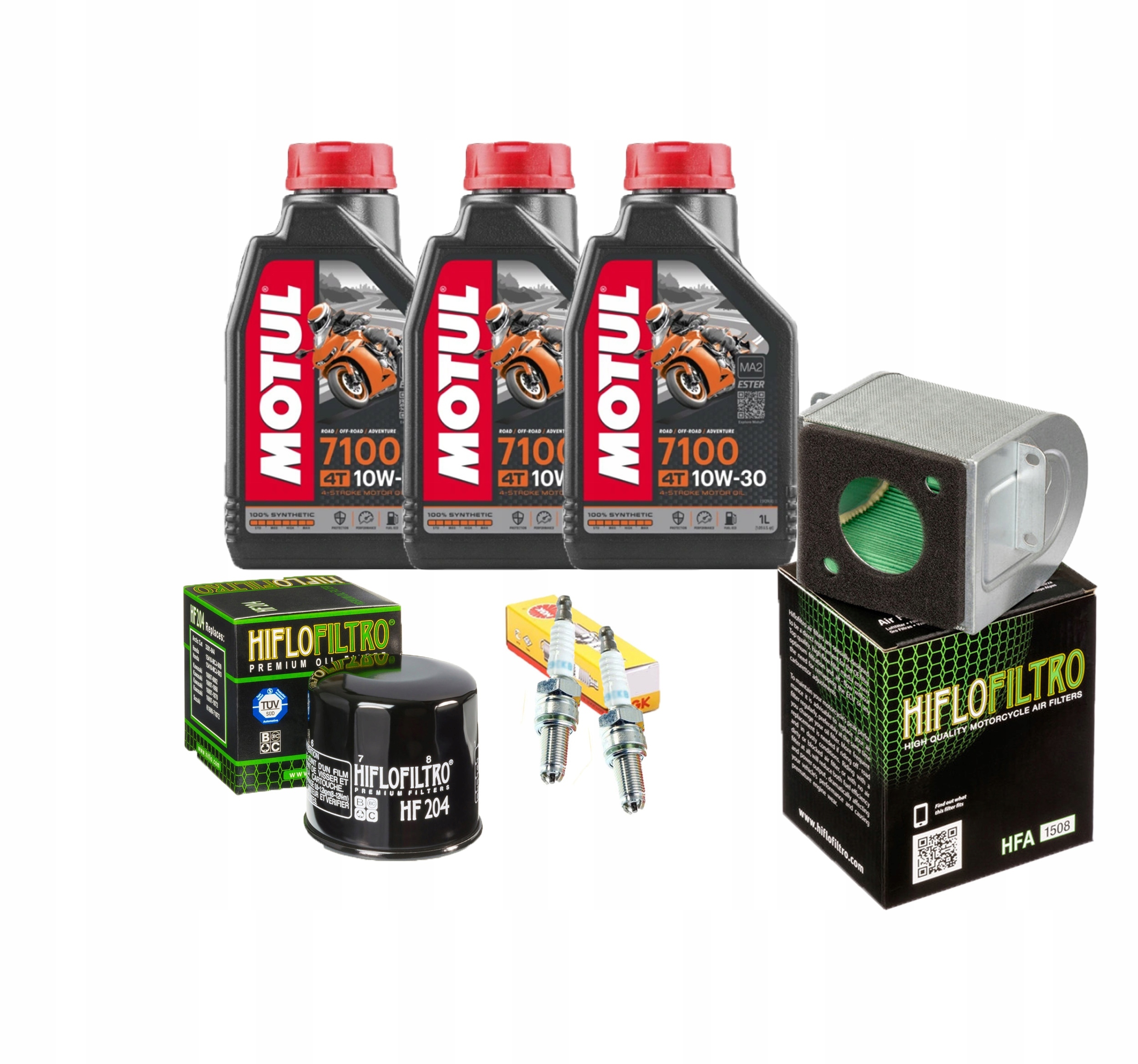 HFA1508 - Фільтр HONDA CBR 500 R масло Motul 7100 10w30 свічки