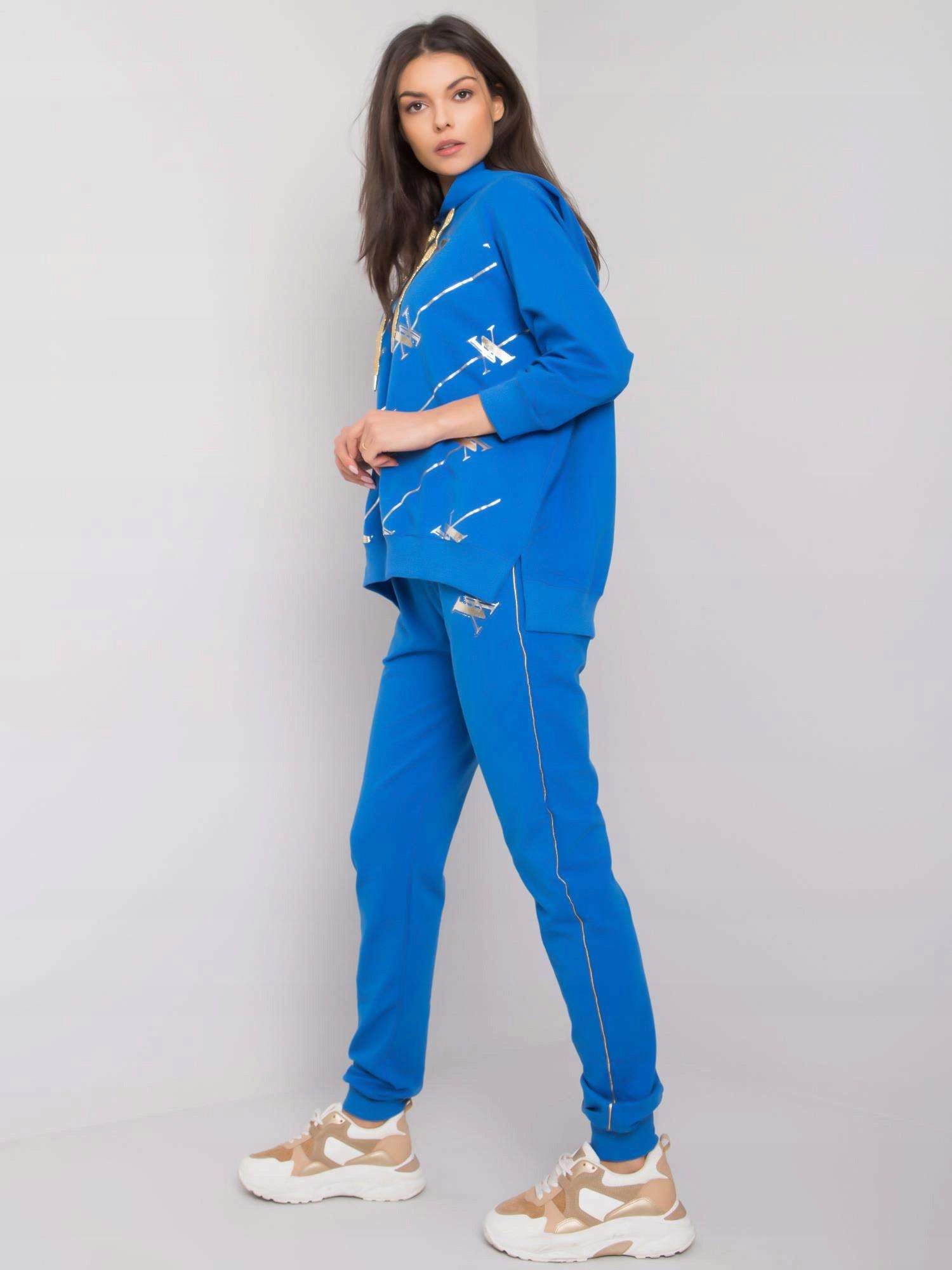 DRES damski komplet BLUZA prezent F6871 blue S/M Rozmiar S/M