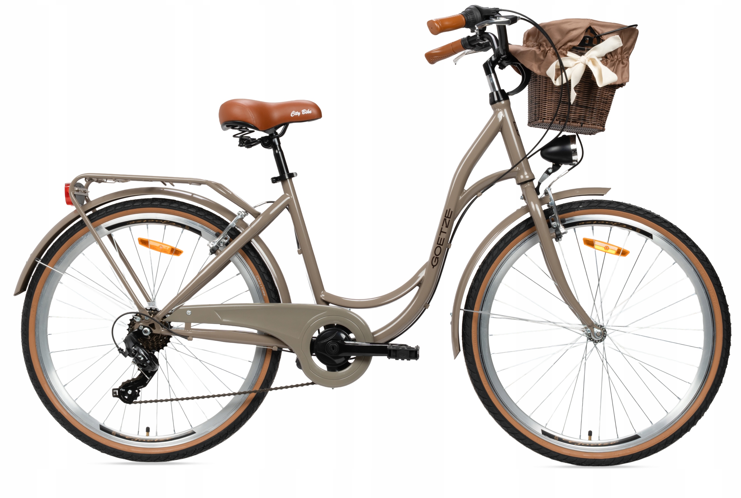 Damski Rower Miejski Goetze 26 Lekki Damka Shimano Kosz