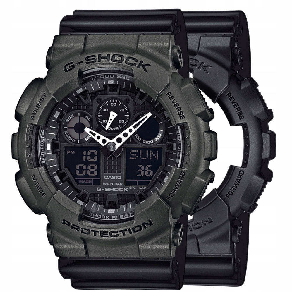Hodinky Casio G-Shock Set GA-100-1A1ER Bezel 10467795 Řemínek 10553868 20