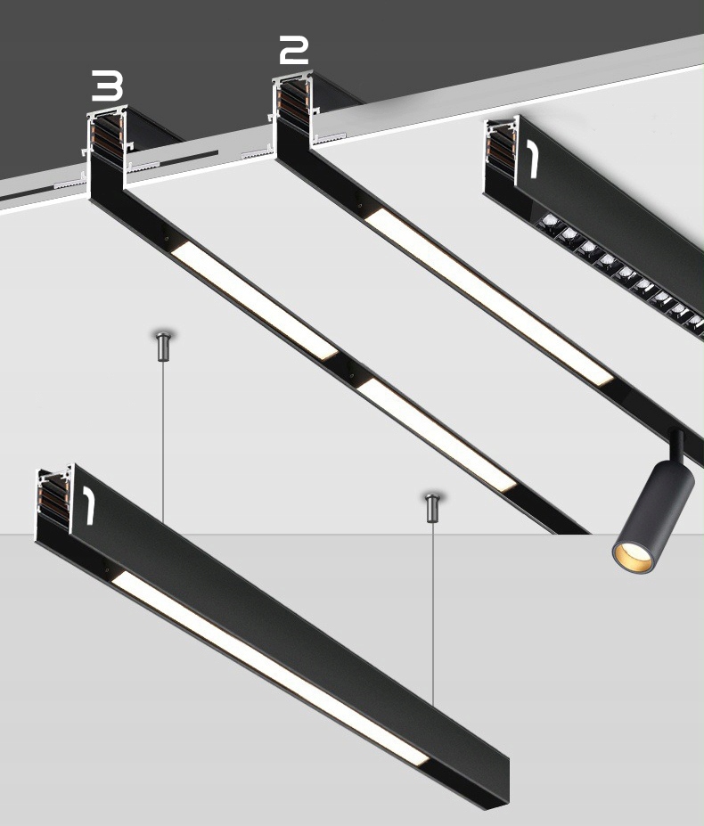 Szyna oświetleniowa LED magnetyczna listwa 1m Klasa efektywności energetycznej E