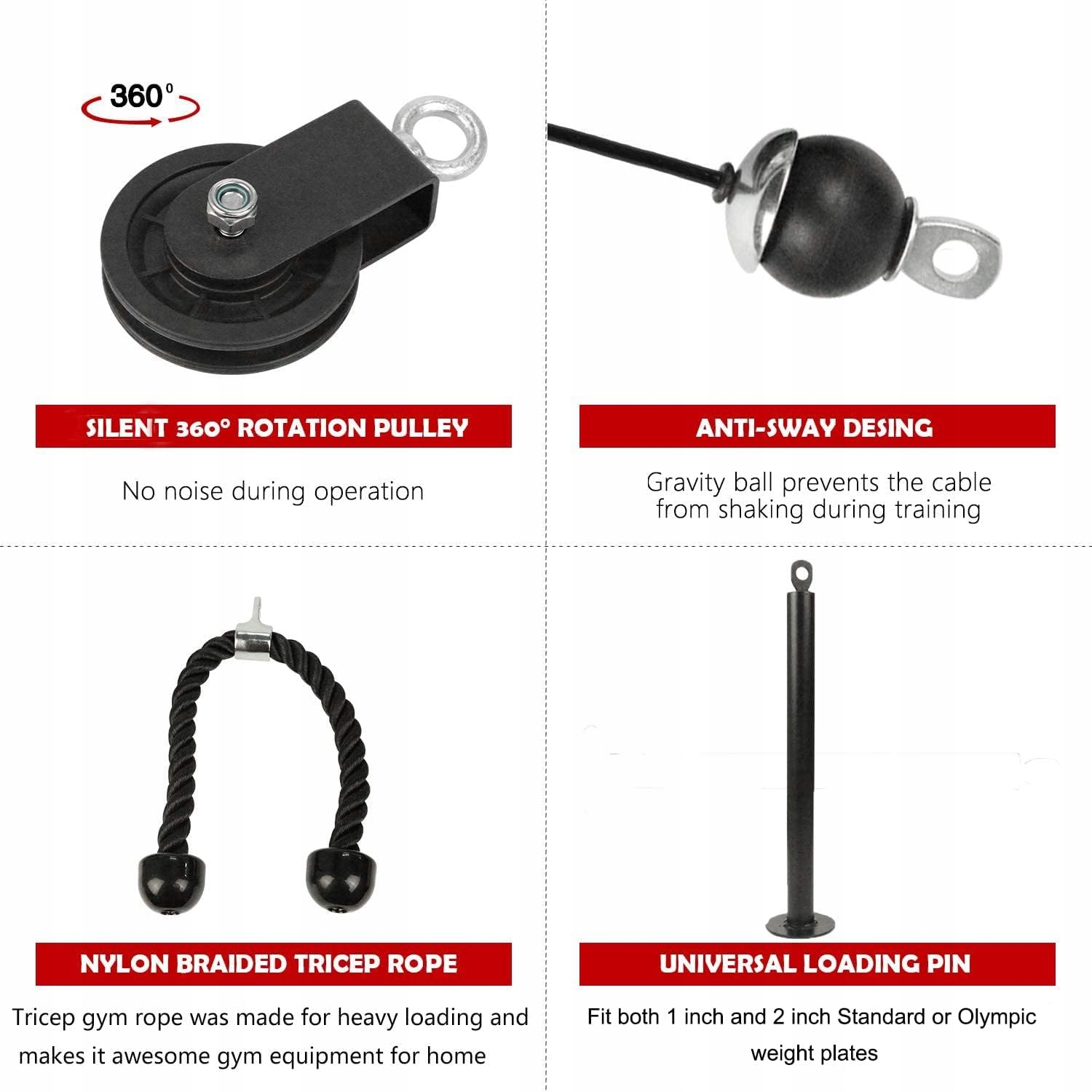 FITNESS LINKA DO CIĄGNIĘCIA URZĄDZENIE SPRZĘT SPORTOWY DO PRZEDRAMION Rodzaj inny