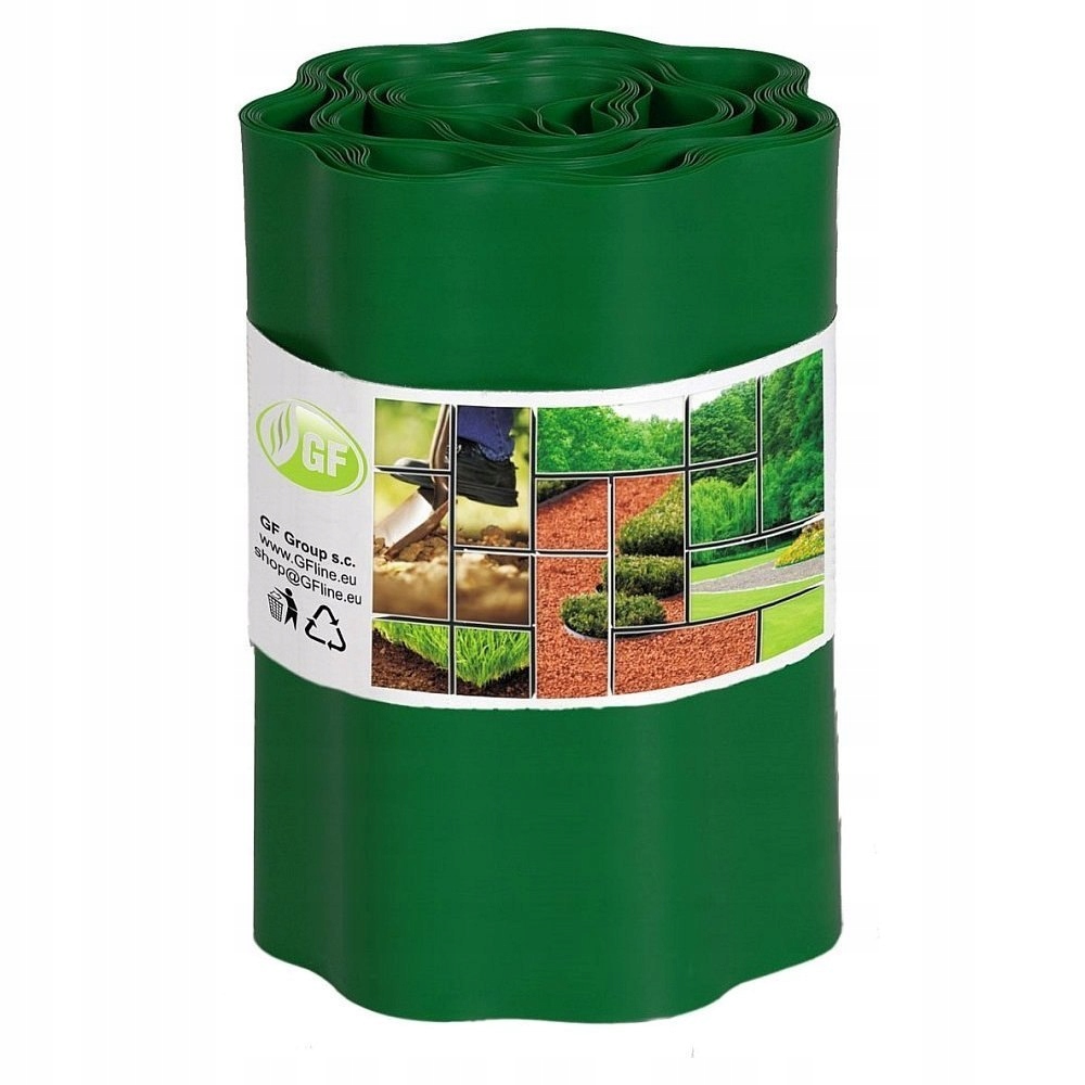 

Obrzeże Trawnikowe Faliste Gf 25cm 9m Zielone