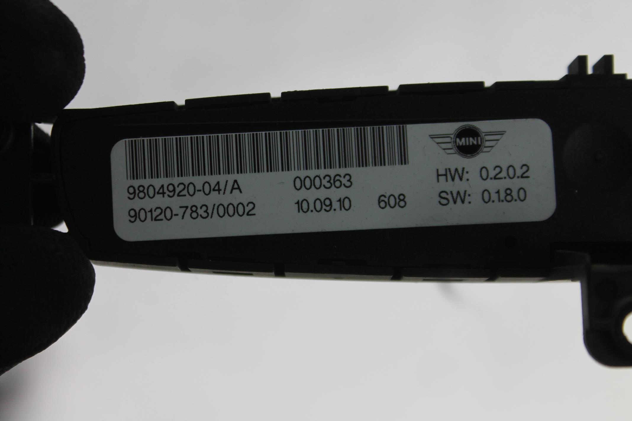 PANEL SCHALTER 9804920 MINI R60 R61 10-16