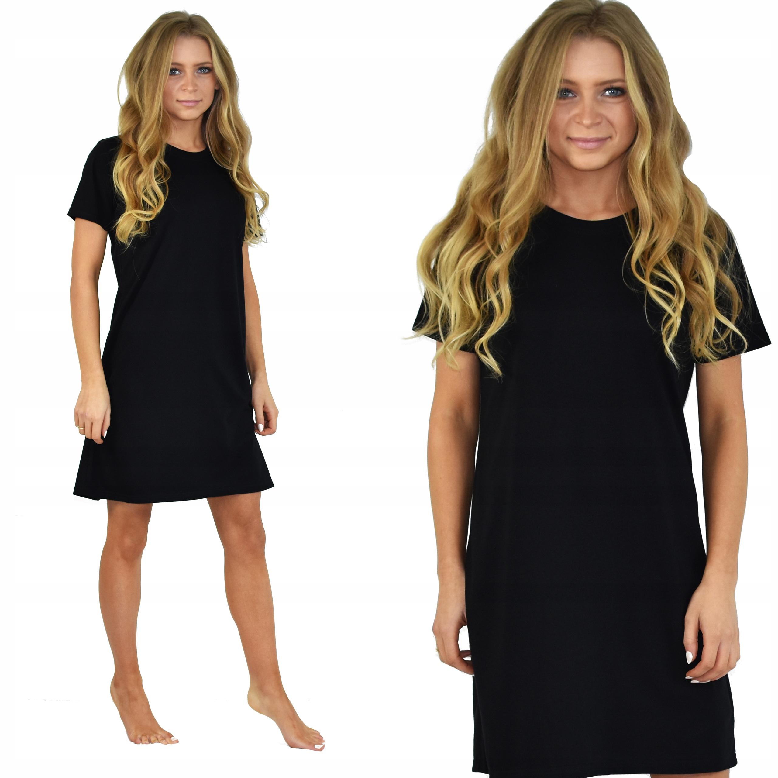 Koszula Nocna Damska Bawełniana Wygodna Rękaw XS