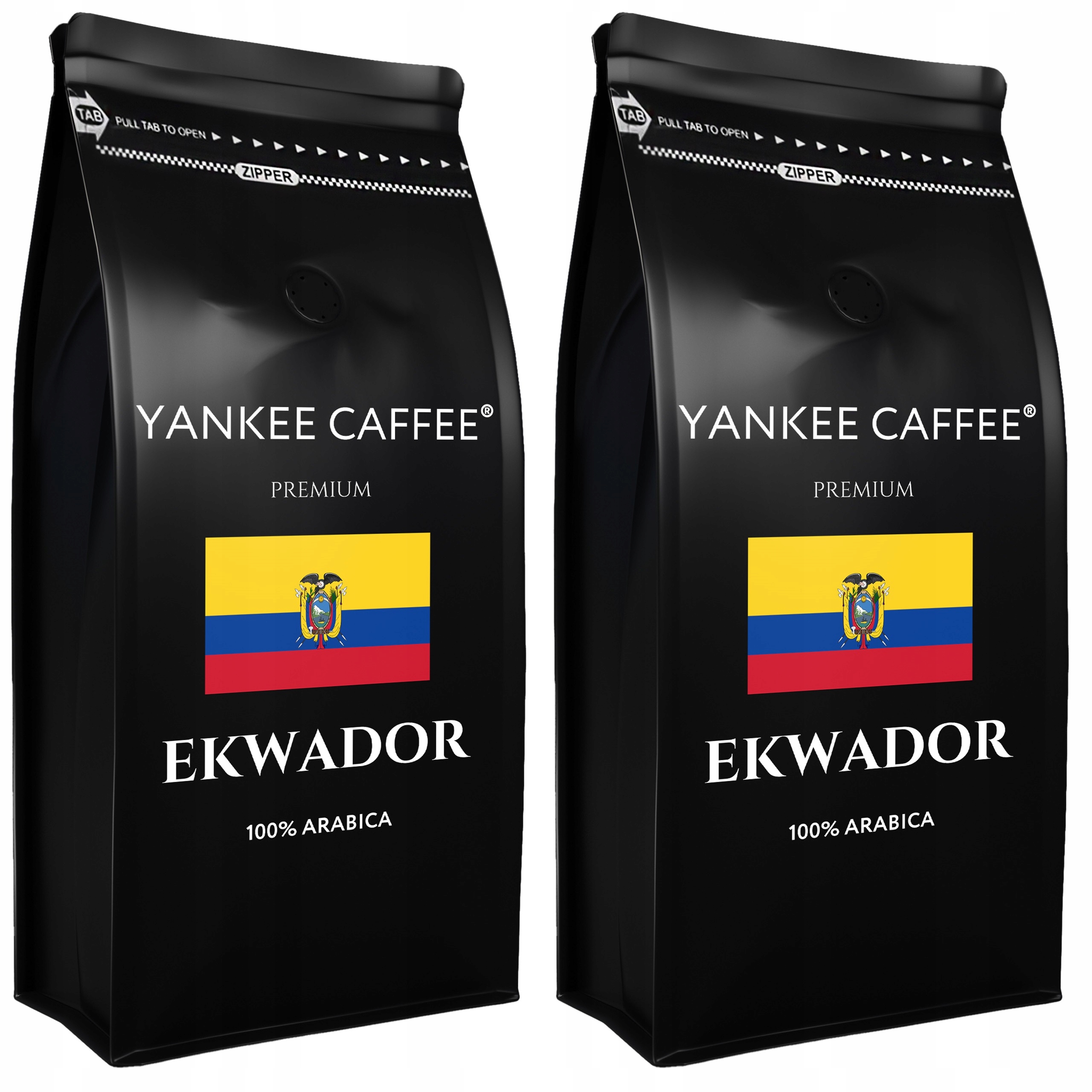 Levně Káva zrnková 2kg 100% Arabica čerstvě pražená Ekvádor Do kávovaru (2x1kg)