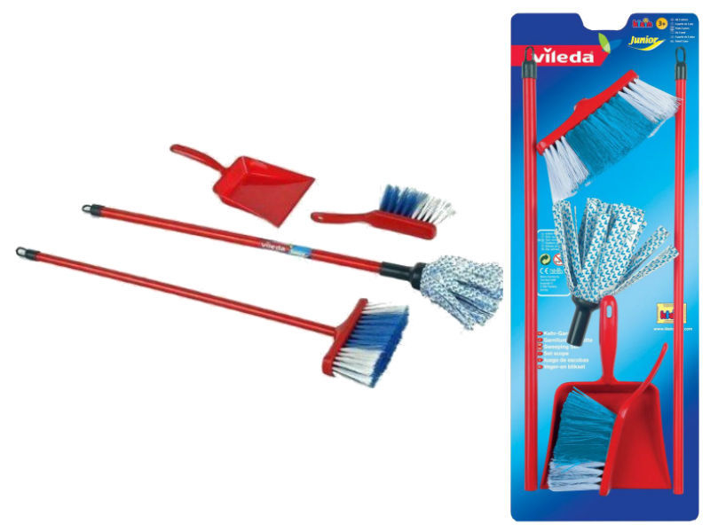 

Zestaw Do Sprzątania Vileda Klein Mop Zmiotka 4 El