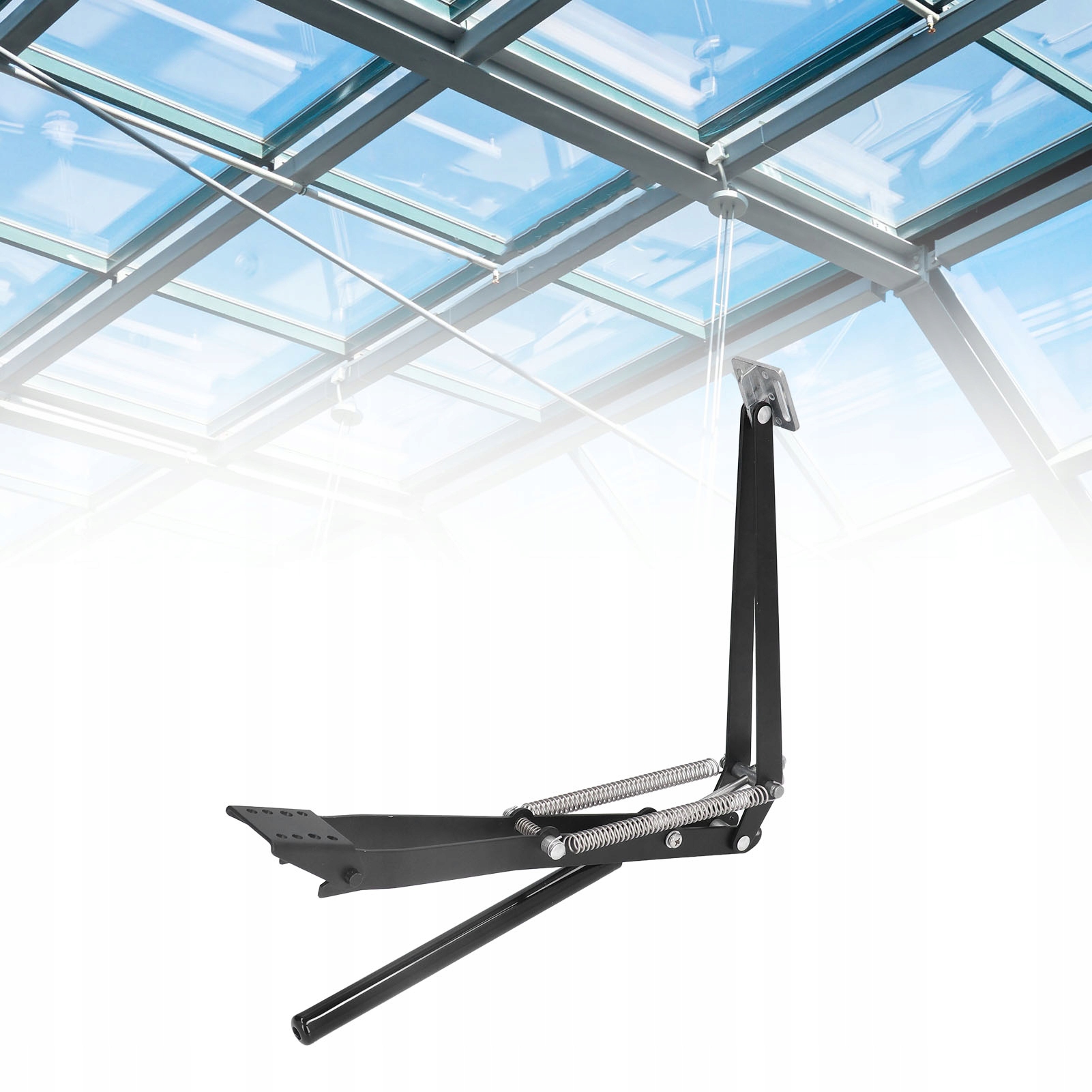 AUTOMATYCZNY OTWIERACZ OKIEN DO SZKLARNI TERMICZNY 45cm Długość 3.4 m