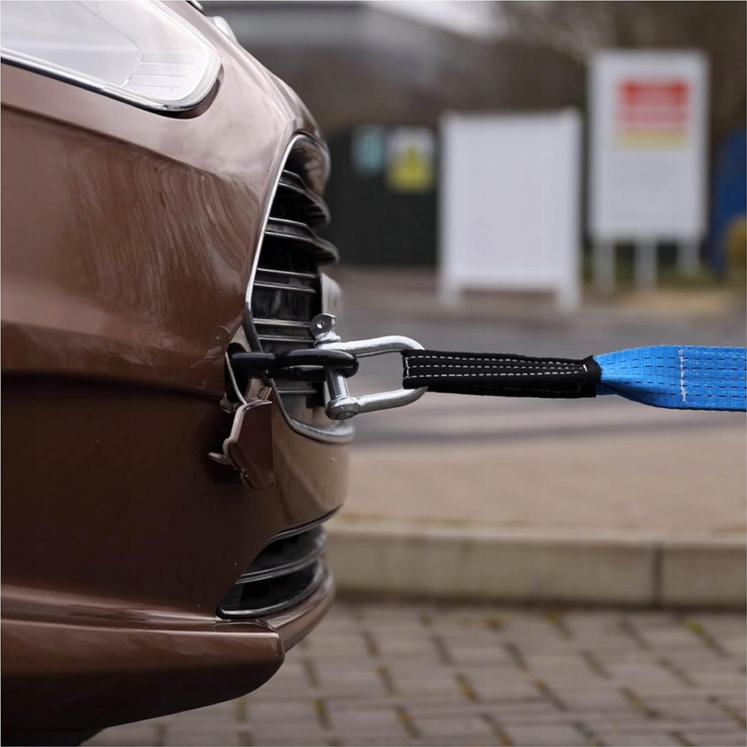 LINKA HOLOWNICZA ODBLASKOWA PAS DO HOLOWANIA 5 METRÓW 8 TON UDŹWIGU GADLANE Producent inny