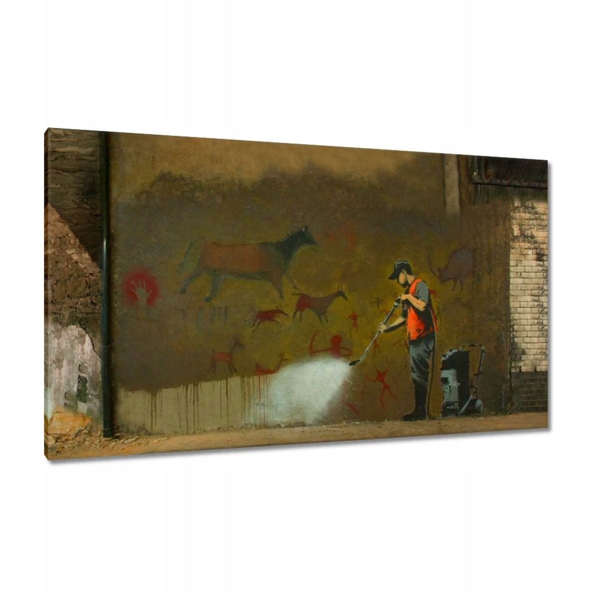 Obrazy 120x70 Banksy Odstraňování umění