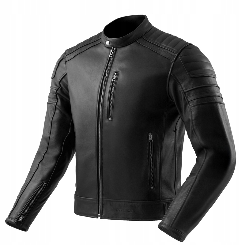 Kožená Motocyklová Bunda Ozone Colt Black Xs