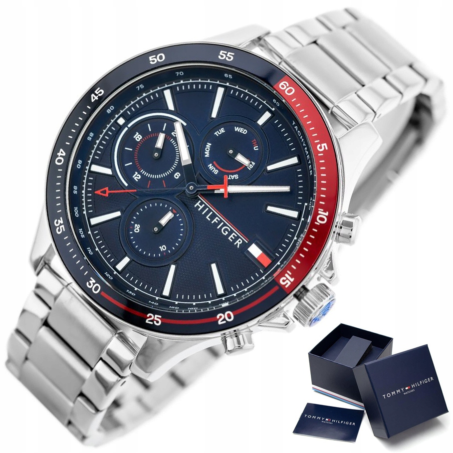 Pánské Hodinky Tommy Hilfiger 1791718 Bank Gravírování