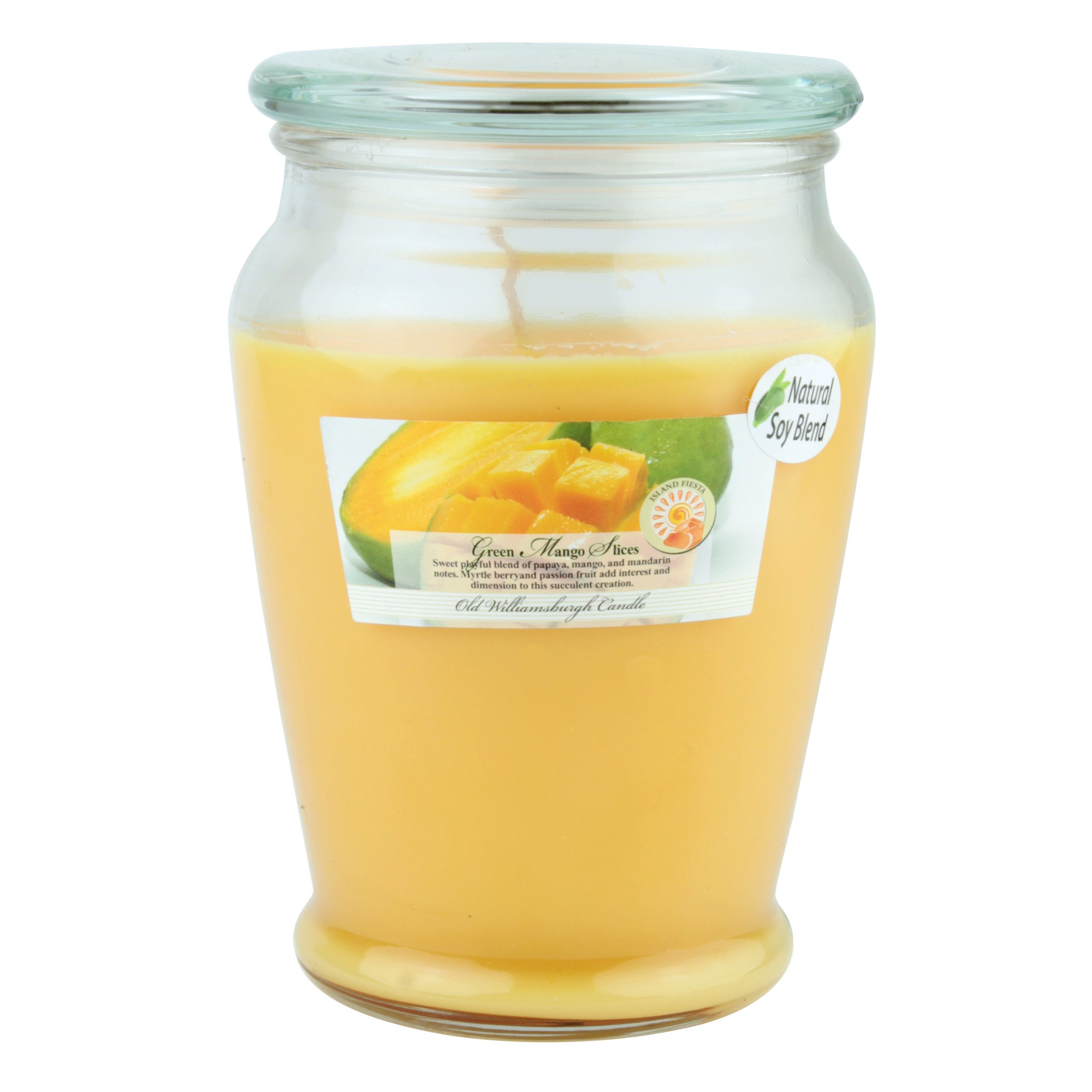 

Sojowa świeca zapachowa Plasterki Mango 425g
