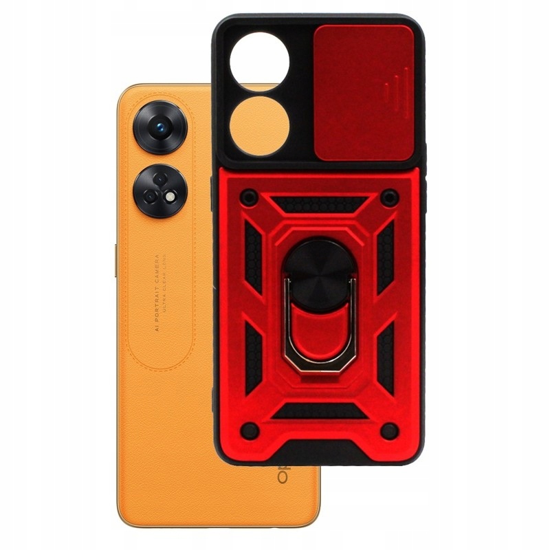 

Etui do Oppo Reno8 T/8T Panc Camshield Ring czerwo