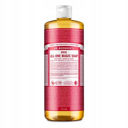 Tekuté Mýdlo 18V1 Dr. Bronner's 945 ml Růžové