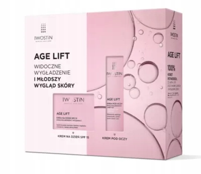 Zestaw Iwostin Age Lift krem na dzień Spf 15 50 ml+ krem pod oczy 15ml