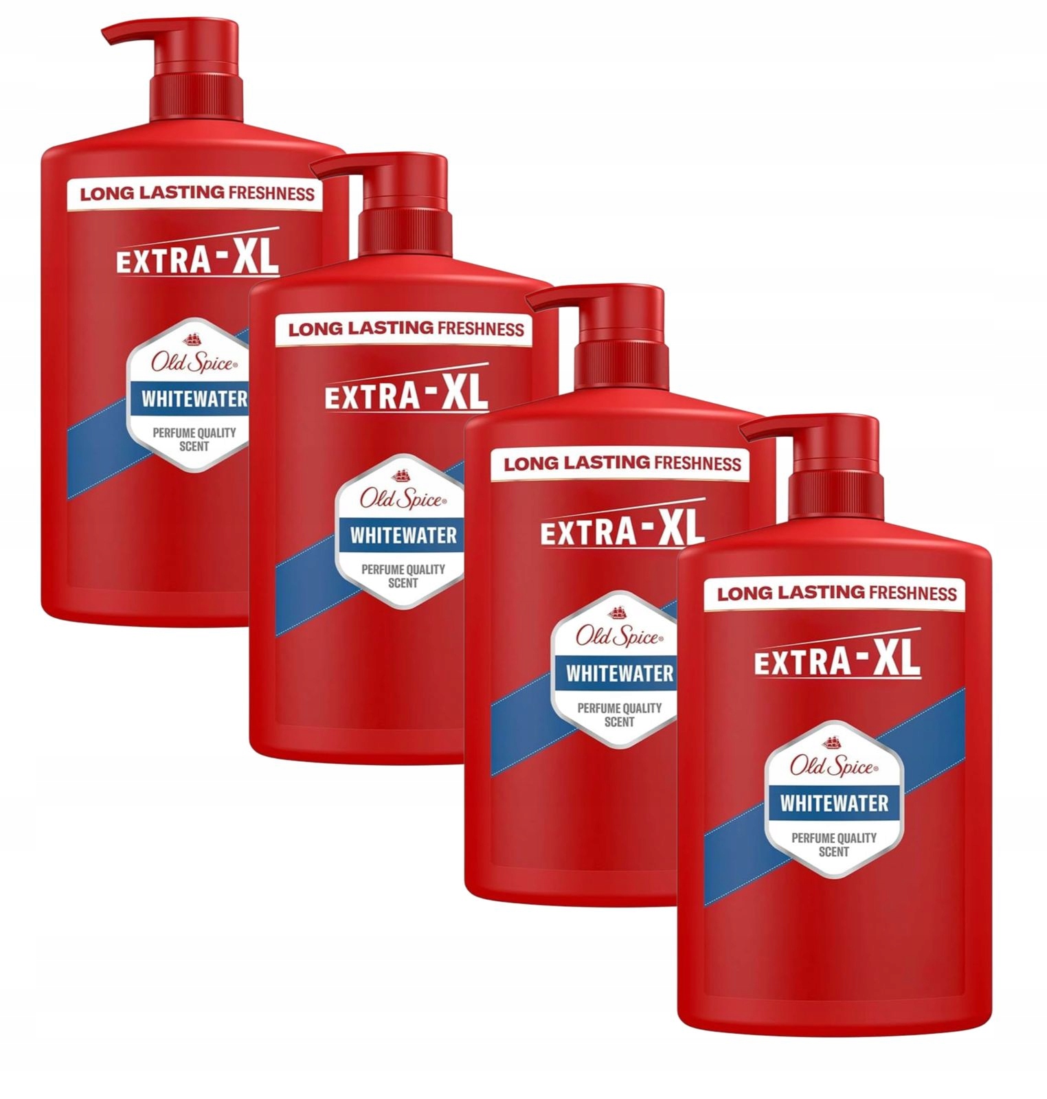 Old Spice Żel pod prysznic pompka 3w1 Whitewater 4x1L