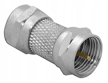 Przejściówka WTYK F - WTYK F