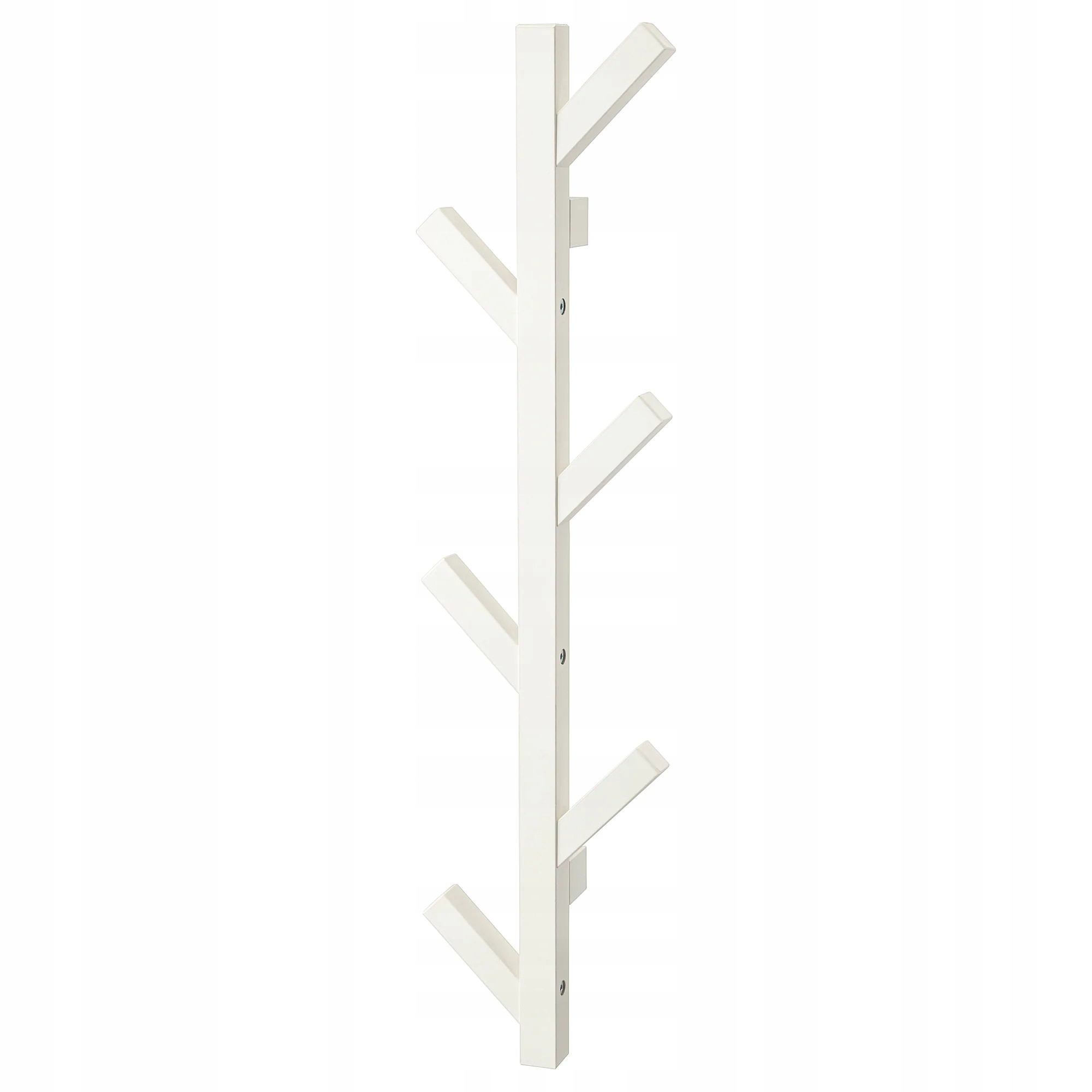 

Ikea Tjusig Biały wieszak ścienny 78 cm haczyki