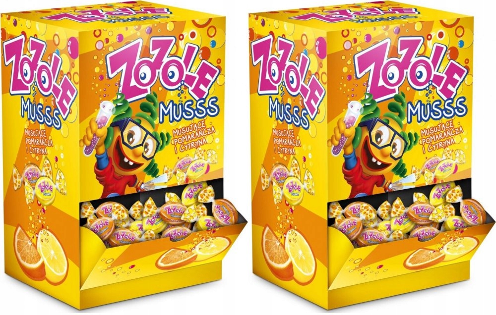 Cukierki Zozole Musss Pomarańcza Cytryna 2,5kg Mieszko x2