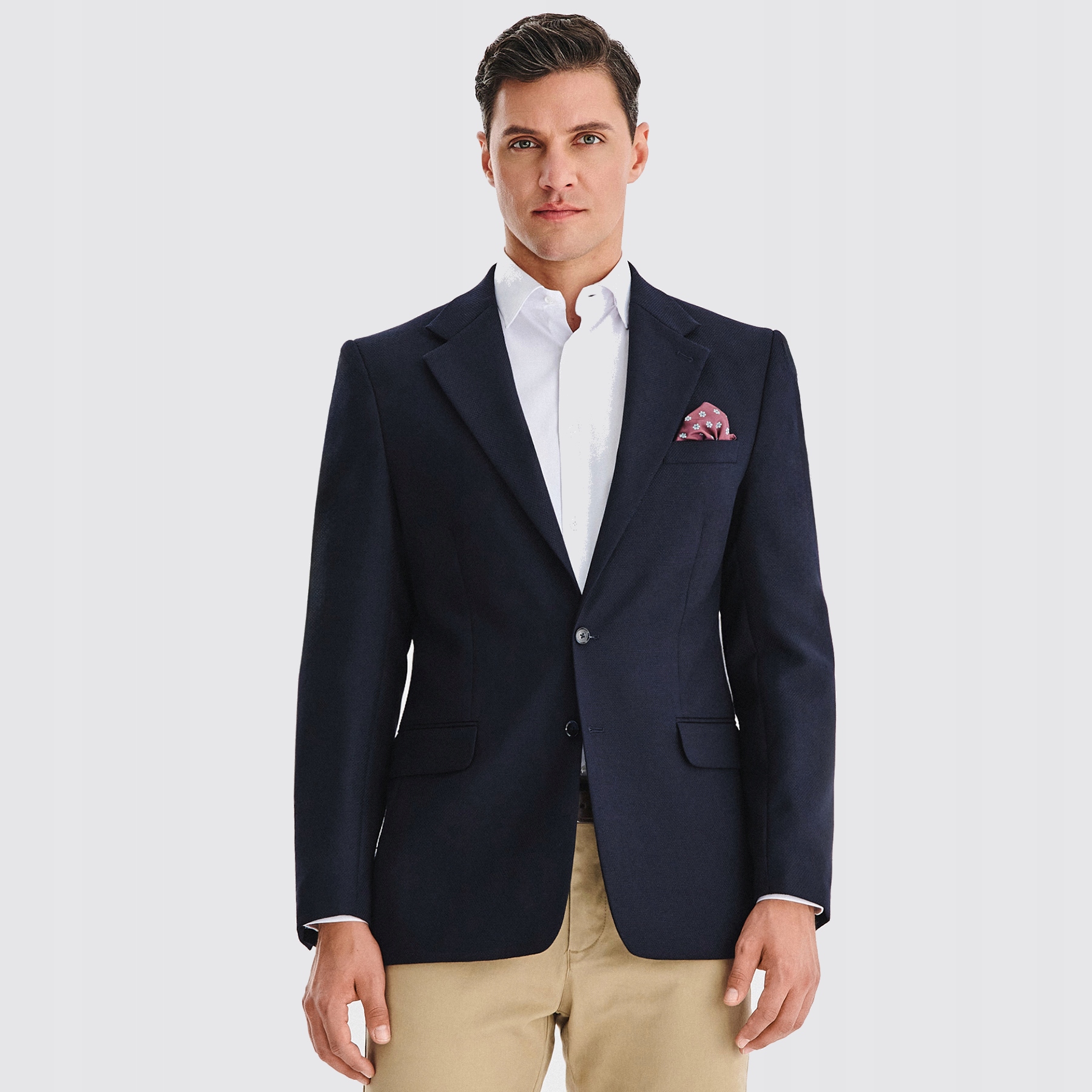 Pánská vlněná sako v tmavě modré barvě Pako Lorente vel 48/176