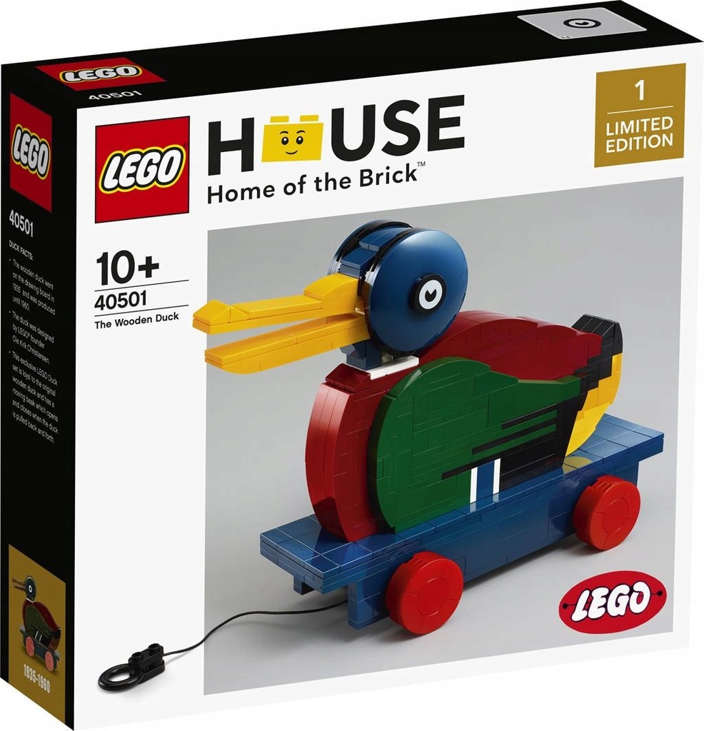 Lego House 40501 Domov Bricků Dřevěná kachnička The Wooden Duck