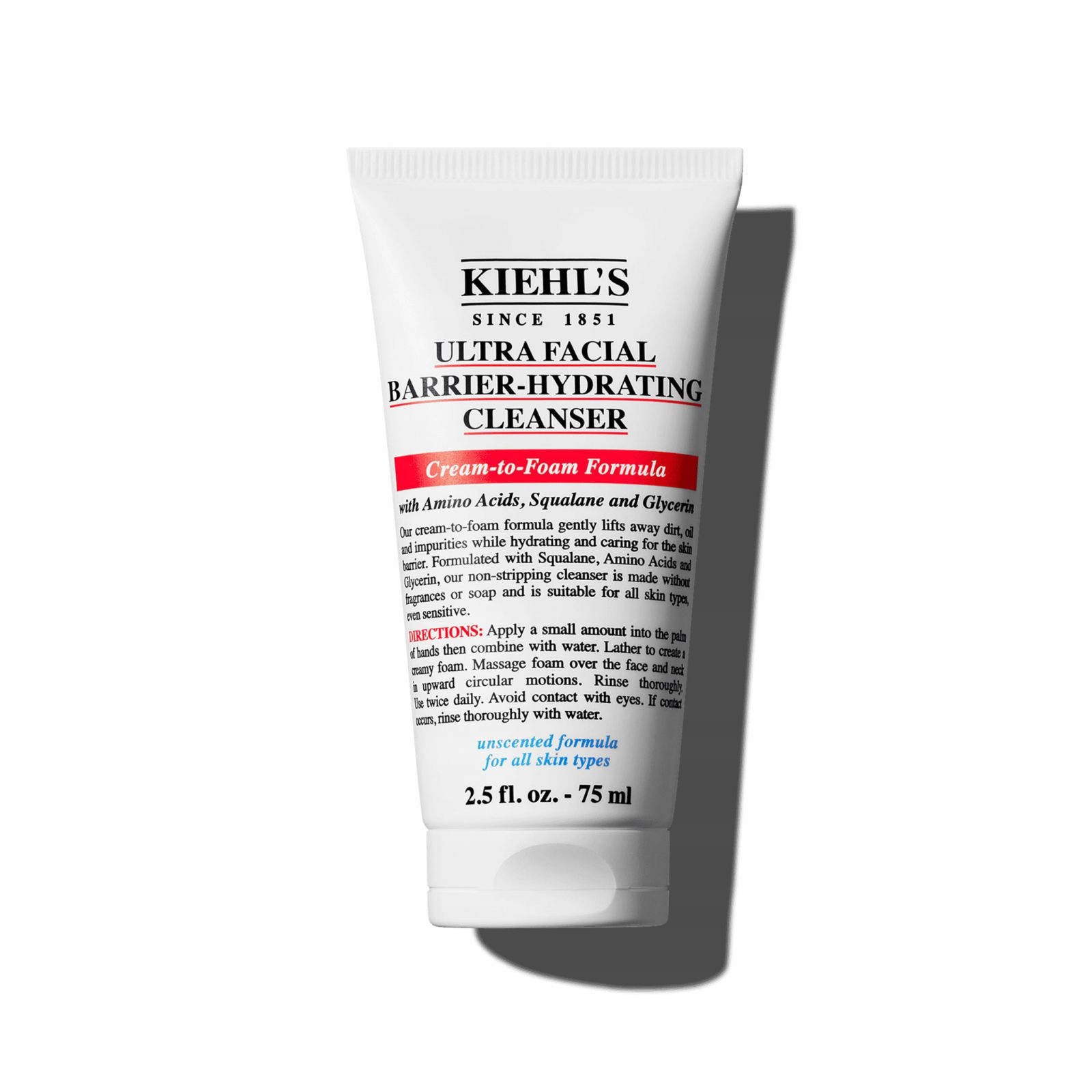 Kiehl's Ultra Facial Barrier-hydrating Cleanser Objem: 75 ML
