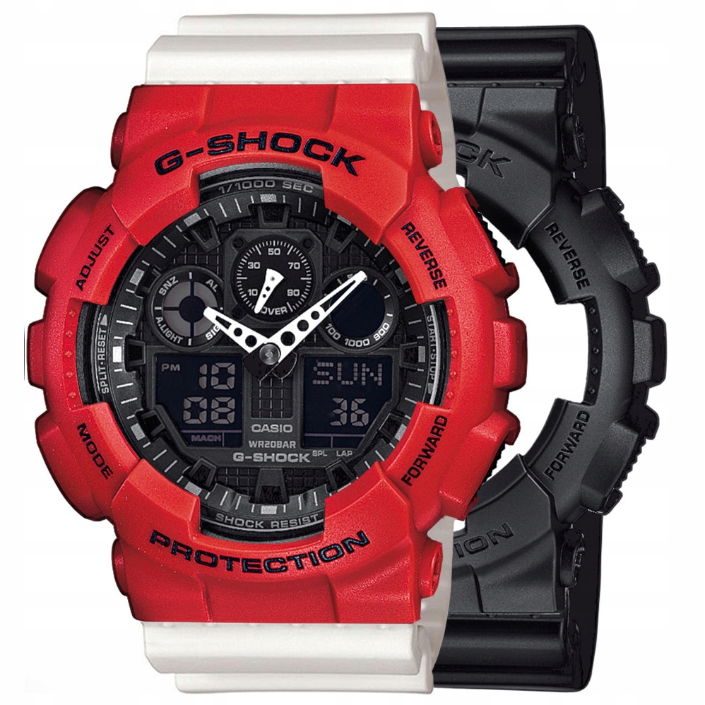 Hodinky Casio G-Shock Set GA-100-1A1ER Bezel 10395289 Řemínek 10366715