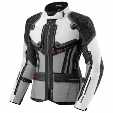 Motocyklová bunda Shima Tracker Lady Jkt Light Grey S