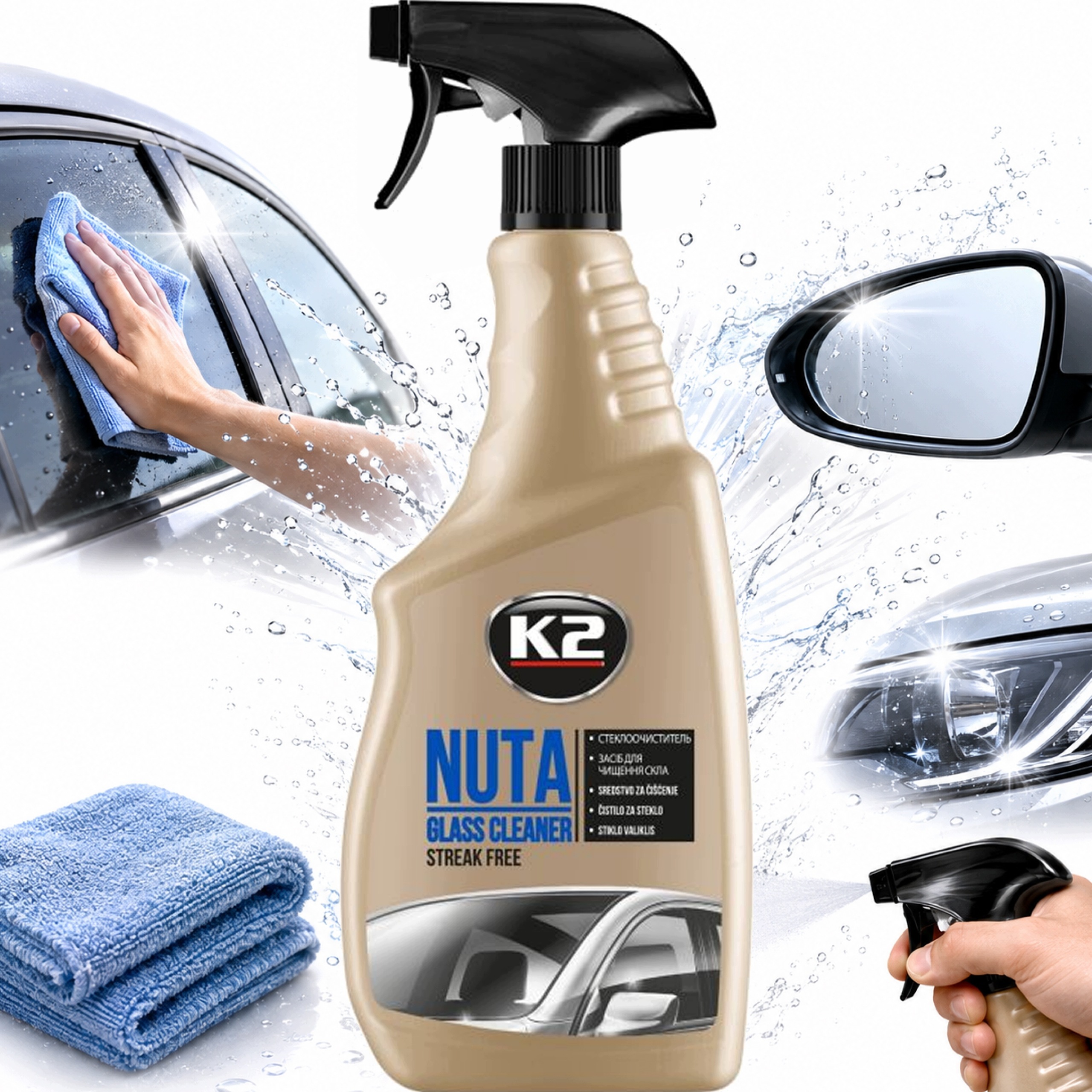 Płyn Do Mycia Szyb 750ml K2 Nuta K507 Do Lusterek I Reflektorów Pojazdu