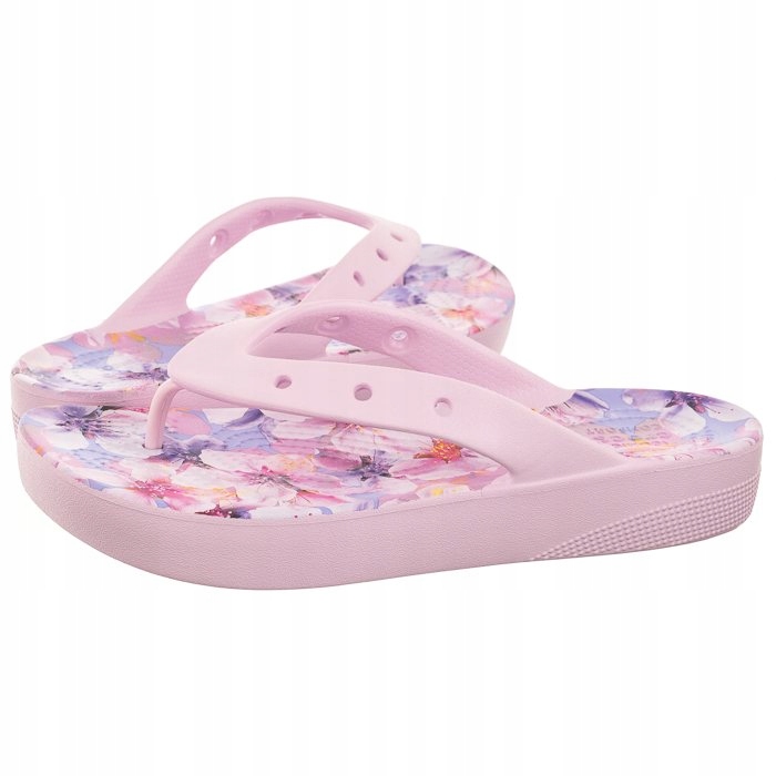 Japonské boty Crocs Classic Platform Cherry Blossom