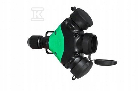 Gumový Rozbočovač GN.3X16A 250V IP44