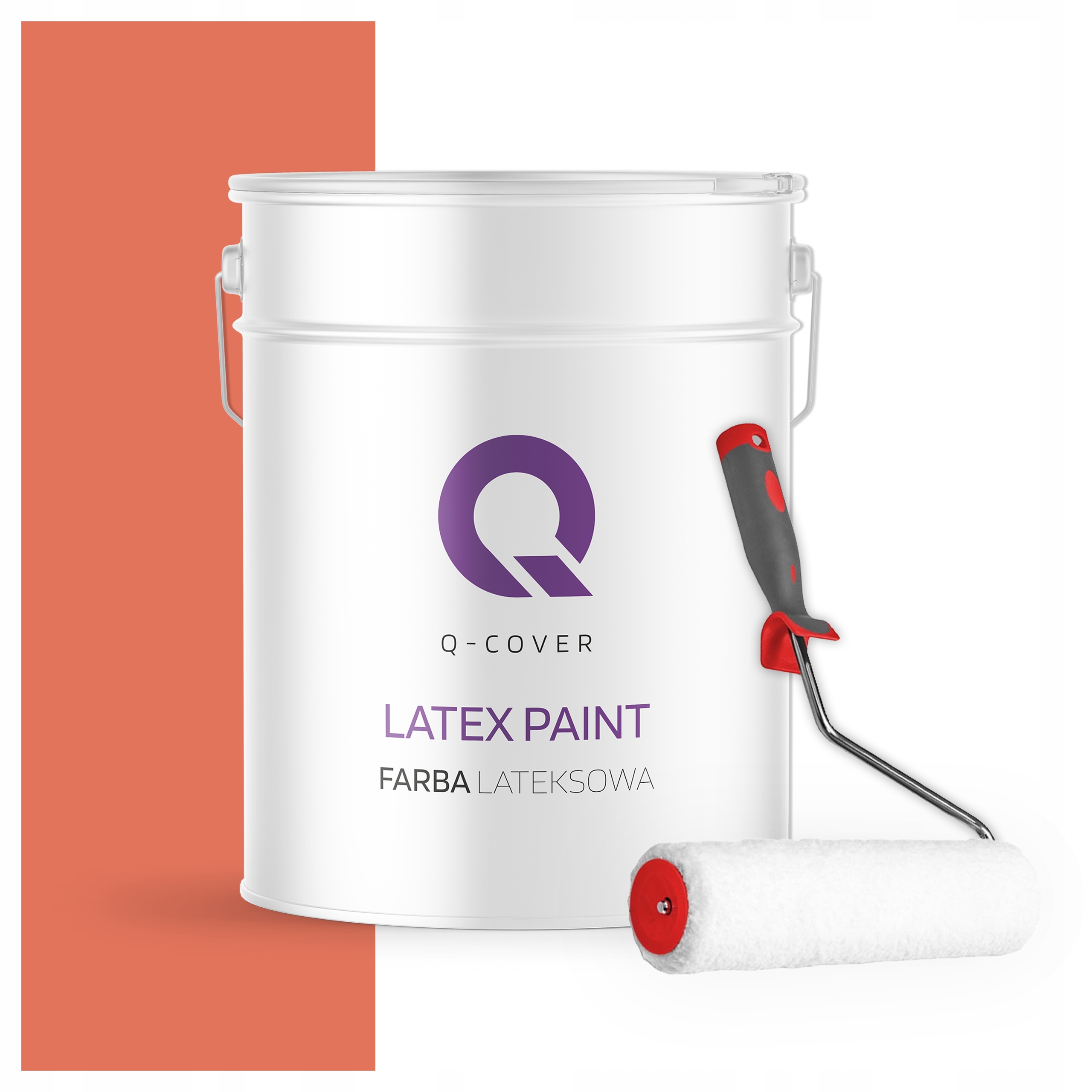 Latexová farba na steny stropov Hlboká matná 10L Farba Púčiková H6029 Valček