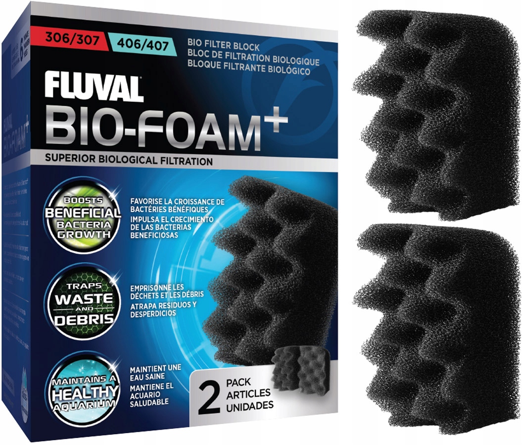 

Fluval Bio Foam+ 2szt Gąbka Filtr 307 407 305 405