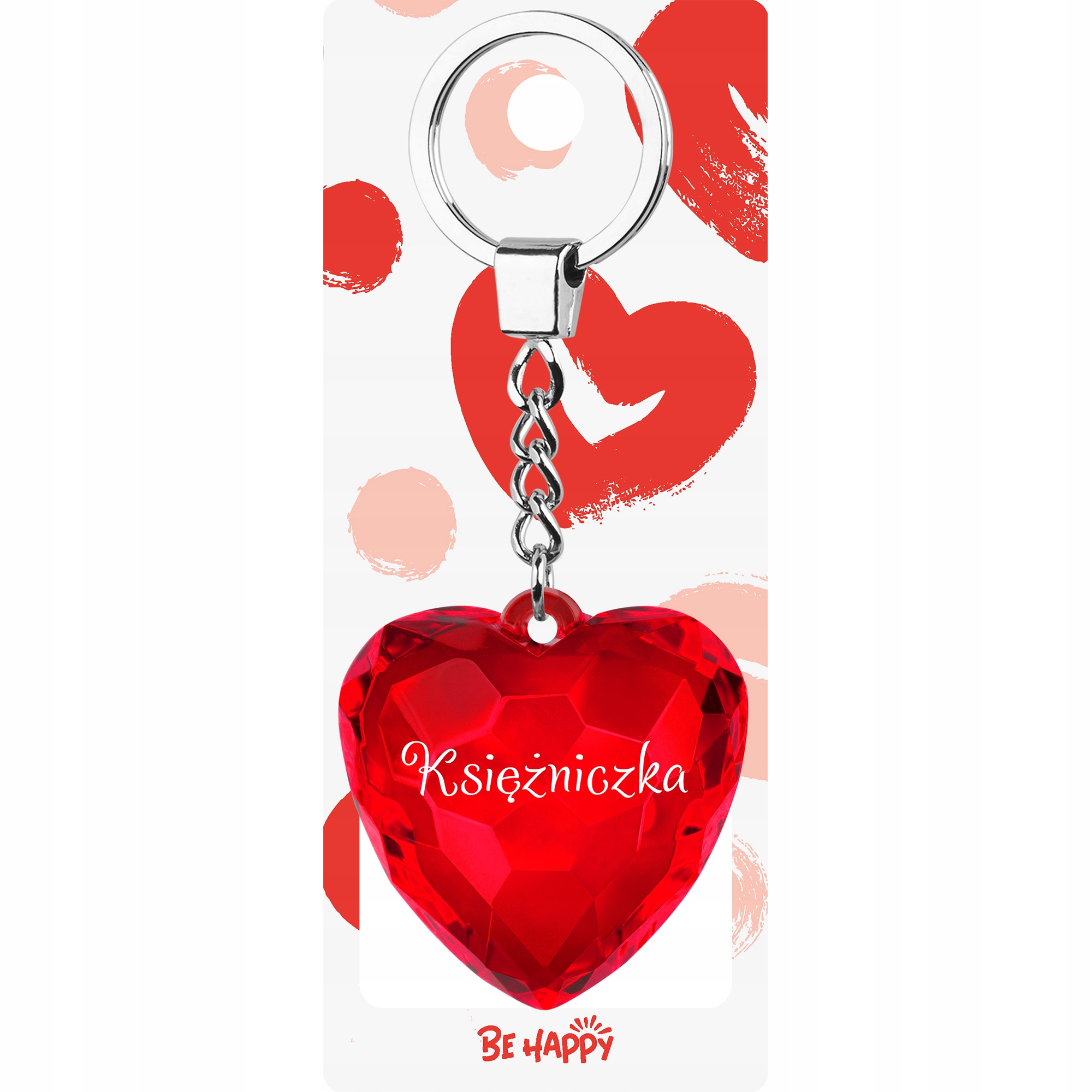 

Brelok Serce Upominek Księżniczka